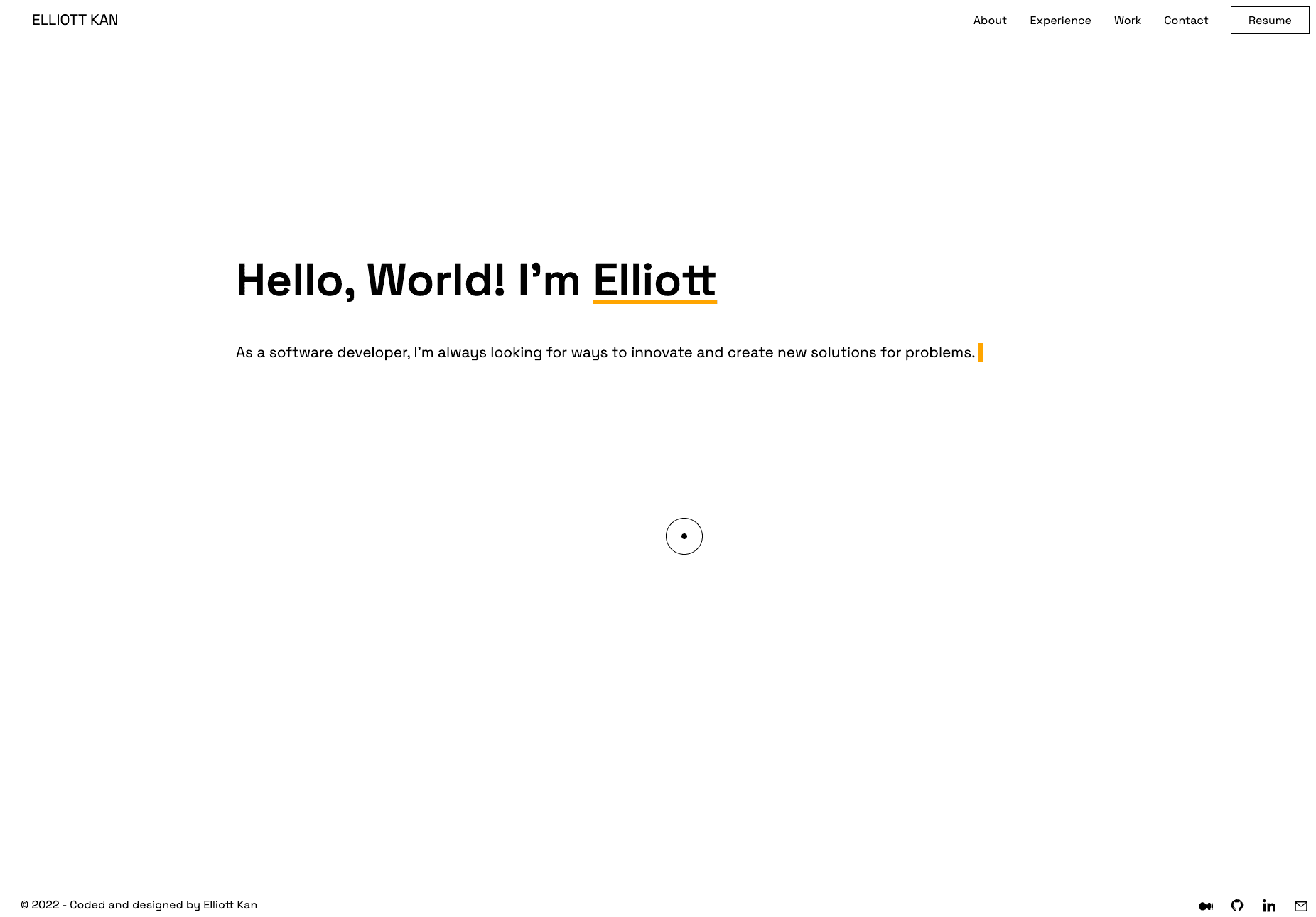Personal Portfolio Project